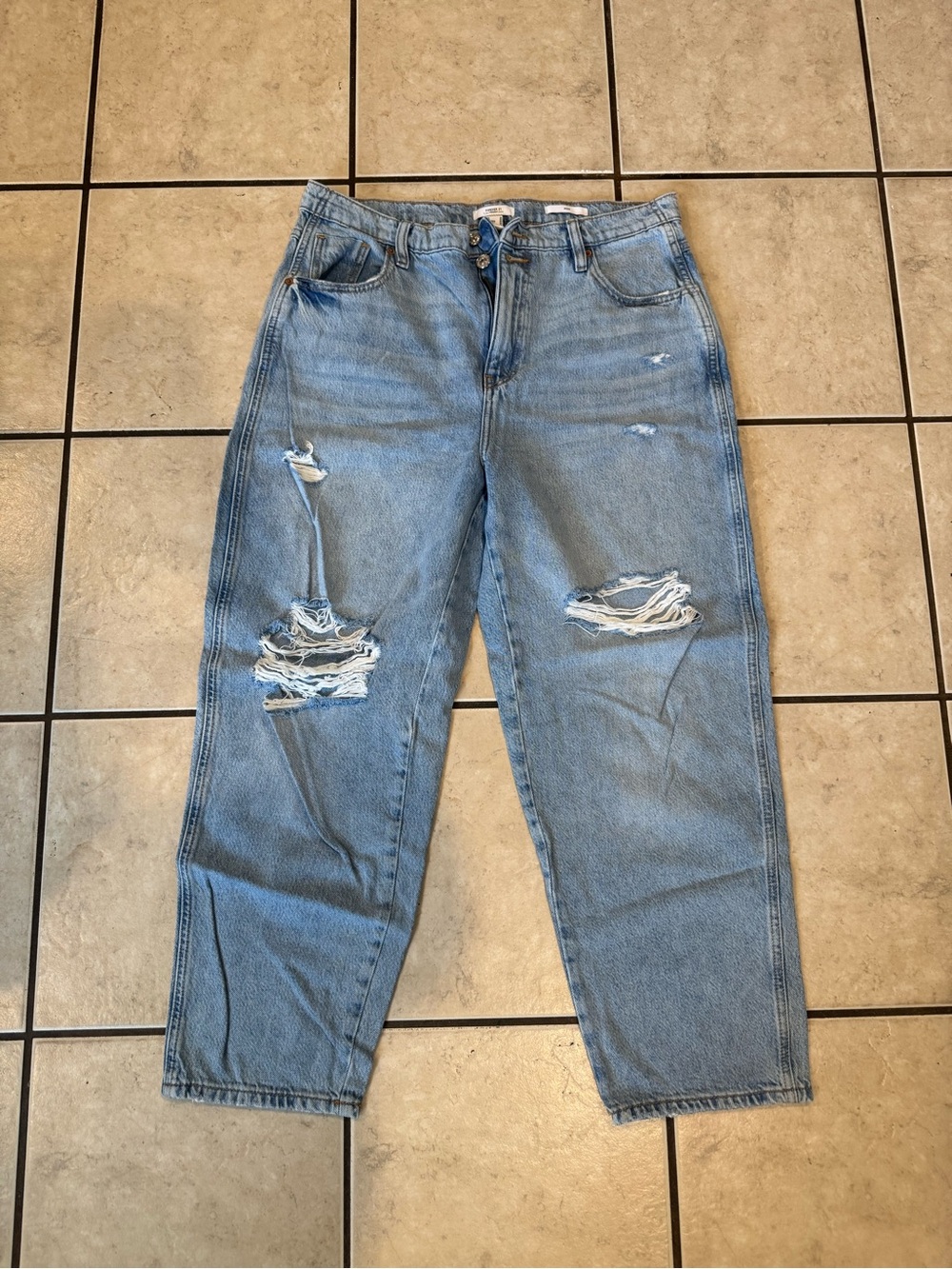 Forever 21 Light Blue Mom Jeans